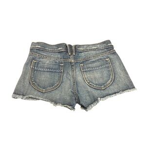 Vintage Women's 2008 Old Navy Denim Jean Shorts Mid Rise Size 4‎